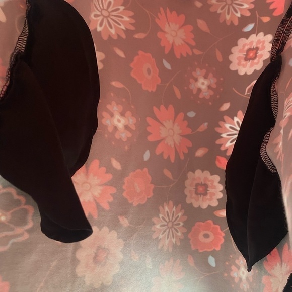 Kate Spade Toddler Designer Dress Floral Button Snap Baby 140/10Y - Picture 7 of 8